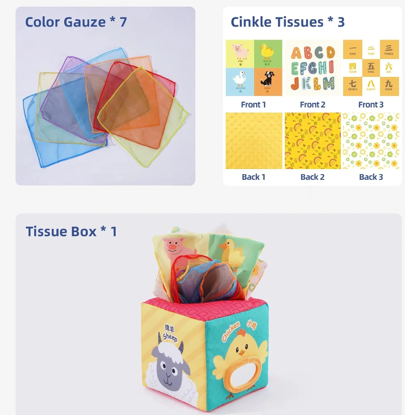 Jucarie senzoriala bebe Cutia cu batiste 0 luni 33.png