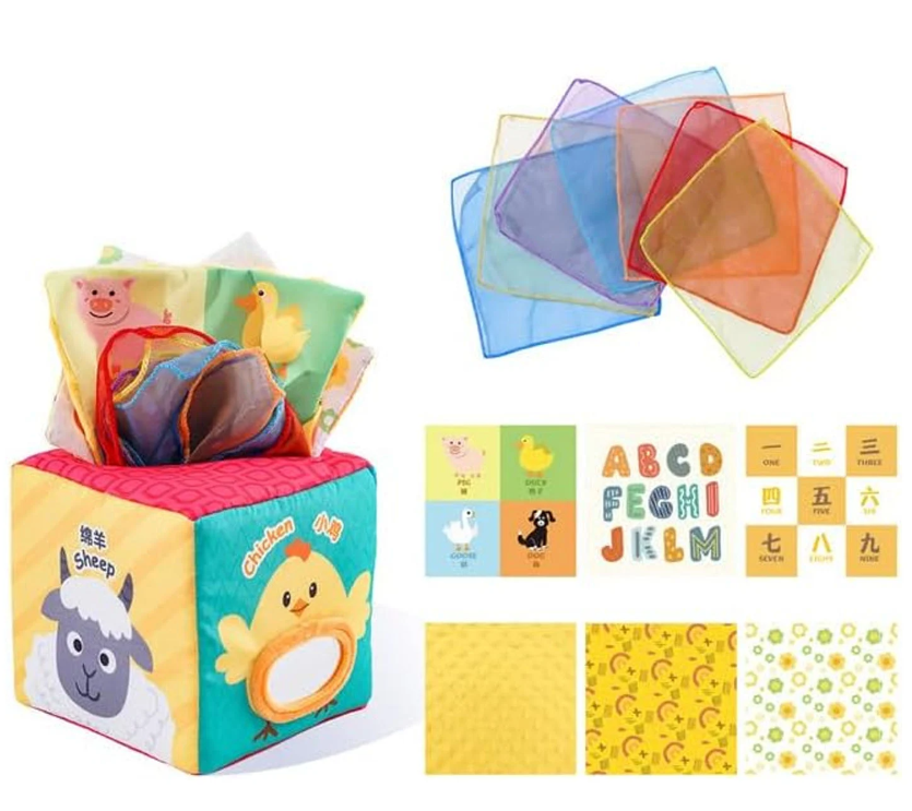 Jucarie senzoriala bebe Cutia cu batiste 0 luni 34.png