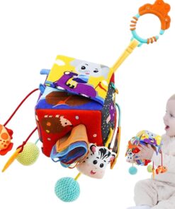 Jucarie senzoriala bebe pentru patut si carut Cub senzorial 0 luni 01.jpg