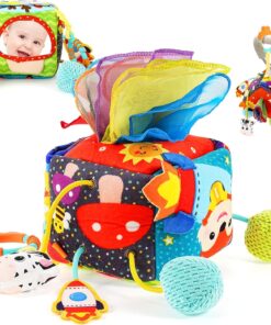 Jucarie senzoriala bebe pentru patut si carut Cub senzorial 0 luni 09.jpg