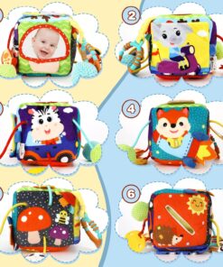 Jucarie senzoriala bebe pentru patut si carut Cub senzorial 0 luni 14.jpg