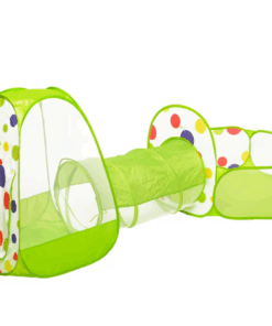 Loc de joaca pentru copii cu tunel si cort 310x114 cm verde 07 Copie.png