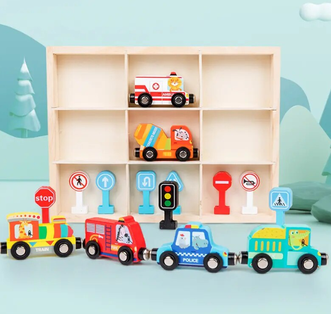 Set educativ trenulet magnetic si semne rutiere 3 ani 03.png