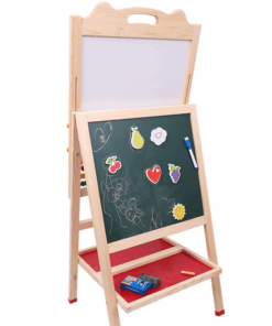 Tabla din lemn magnetica cu 2 suprafete de scris si desenat 90 cm 02.png