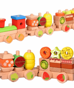 Trenulet din lemn cu piese de stivuit 3 ani 01.png