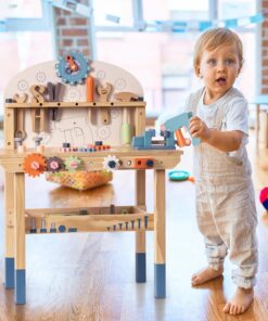 Banc de lucru cu unelte pentru copii 41 piese 3 ani 07.jpg