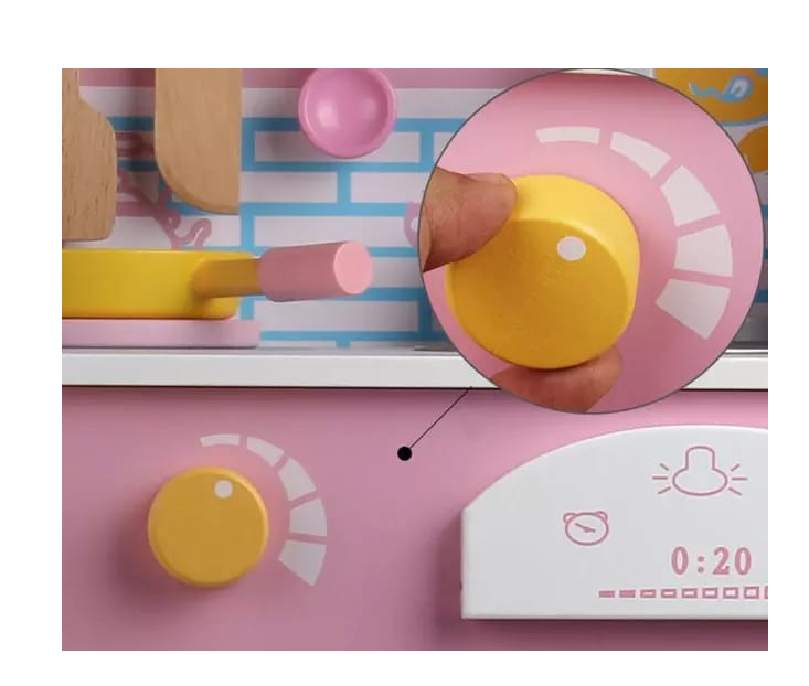 Bucatarie din lemn cu ustensile pentru copii 63 cm 3 ani 05.png