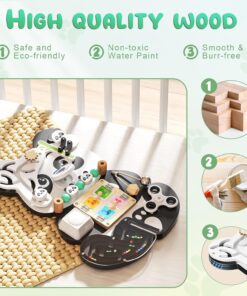 Busy Board cu 9 activitati Ursulet Panda 05.jpg