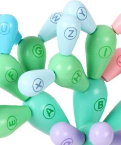 Cactus Joc din lemn de constructie si echilibru 3 ani Pastel 04.jpg