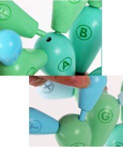 Cactus Joc din lemn de constructie si echilibru 3 ani Pastel 06.jpg