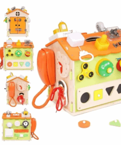 Casuta senzoriala cu 22 activitati Montessori Busy Board 3 ani 01.png