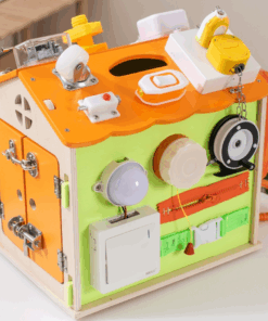 Casuta senzoriala cu 22 activitati Montessori Busy Board 3 ani 05.png