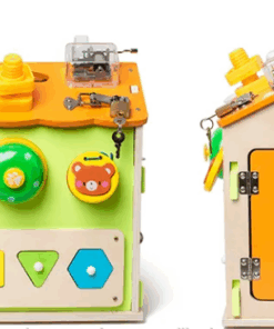 Casuta senzoriala cu 22 activitati Montessori Busy Board 3 ani 06.png