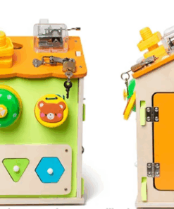 Casuta senzoriala cu 22 activitati Montessori Busy Board 3 ani 08.png