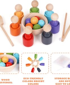Joc de tip Montessori din lemn Seturi de cilindri de potrivire culori 24 piese 04.jpg