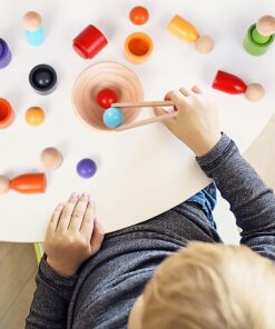 Joc de tip Montessori din lemn Seturi de cilindri de potrivire culori 24 piese 06.jpg