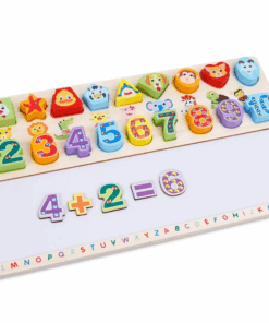 Joc educativ 3 in 1 Tablita de scris magnetica cifre forme 3 ani 03.png