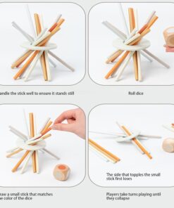 Joc montessori de societate Joc de echilibru cu bete si bile 3 ani 08.jpg
