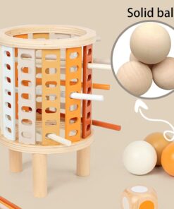 Joc montessori de societate Joc de echilibru cu bete si bile 3 ani 10.jpg