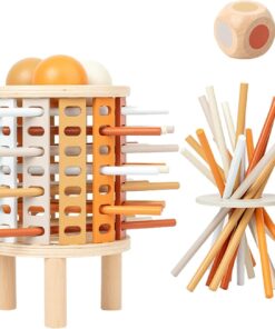 Joc montessori de societate Joc de echilibru cu bete si bile 3 ani 13.jpg