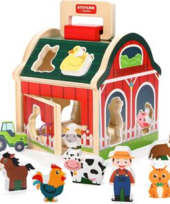Joc sortator de forme geometrice Ferma Animalelor 3 ani 01.jpg