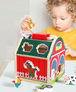 Joc sortator de forme geometrice Ferma Animalelor 3 ani 04.jpg