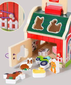 Joc sortator de forme geometrice Ferma Animalelor 3 ani 05.jpg