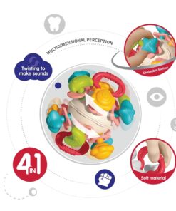 Jucarie dentitie bebelusi din siliconMinge senzoriala 0 luni 03.jpg