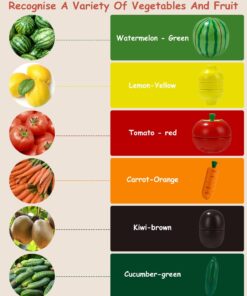 Ladita cu 14 fructe si legume de feliat din lemn cu magnet 3 ani 04.jpg