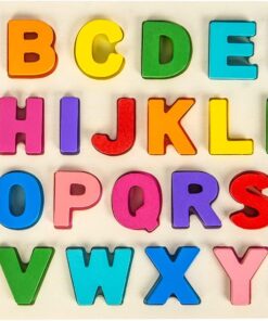 Puzzle incastru din lemn cu imagine de asociere Litere 3D 01.jpg