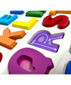 Puzzle incastru din lemn cu imagine de asociere Litere 3D 06.jpeg