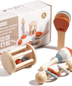 Set 5 instrumente muzicale din lemn pentru copii 6 LUNI 01.jpg