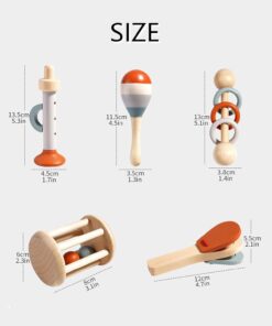 Set 5 instrumente muzicale din lemn pentru copii 6 LUNI 04.jpg