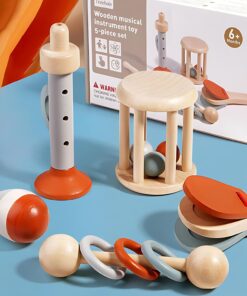 Set 5 instrumente muzicale din lemn pentru copii 6 LUNI 05.jpg