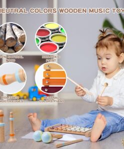 Set 8 instrumente muzicale din lemn pentru copii 1 an 04.jpg