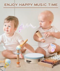 Set 8 instrumente muzicale din lemn pentru copii 1 an 06.jpg