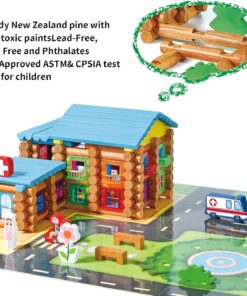 Set de constructie 3 D din lemn 239 piese Spital 3 ani 04.jpg