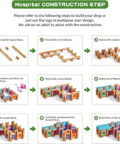 Set de constructie 3 D din lemn 239 piese Spital 3 ani 08.jpg