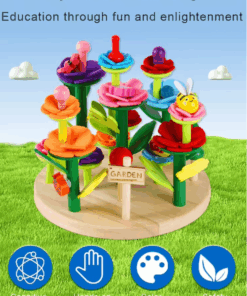 Set de constructie creativ Gradina Flori 53 piese 3 ani 03.png