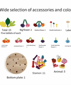 Set de constructie creativ Gradina Flori 53 piese 3 ani 05.png