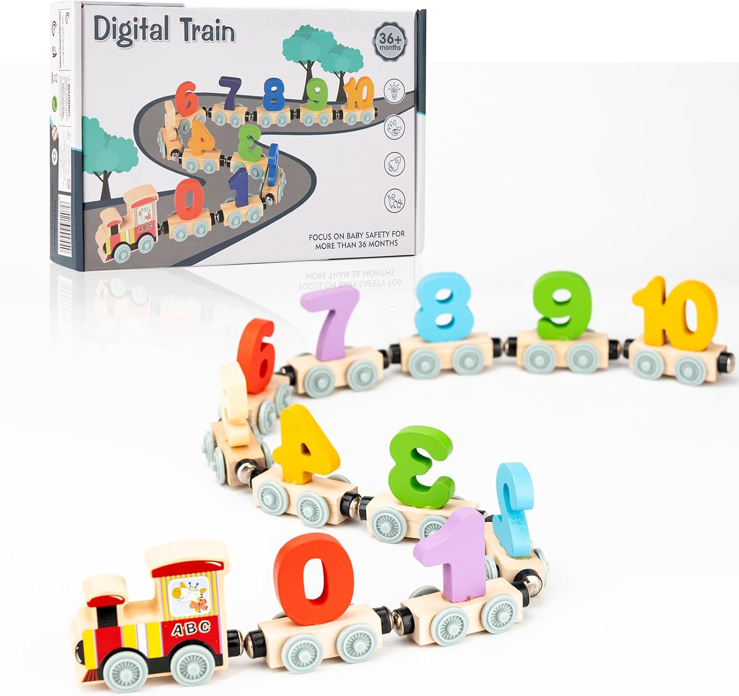 Set educativ cu cifre trenulet magnetic 3 ani 01.jpg