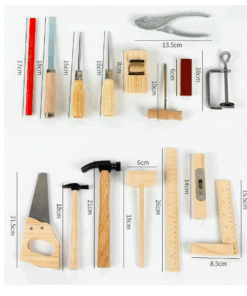 Trusa de sculetamplarie din lemn 16 piese 3 ani 04.png