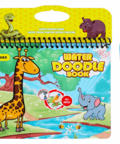 Carte de colorat cu apa Animale din jungla 03.png