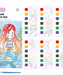 Carte de colorat cu apa portabila Animale marine 3 ani 01.png