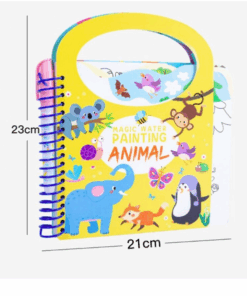 Carte de colorat cu apa stikere si activitati Animale 3 ani 03.png