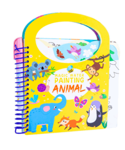 Carte de colorat cu apa stikere si activitati Animale 3 ani 06.png