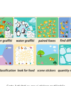 Carte de colorat cu apa stikere si activitati Dinozauri 3 ani 04.png