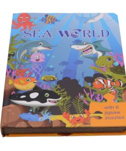 Carte educativa cu 6 puzzle uri Animale marine 72 piese 01.jpg