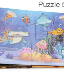 Carte educativa cu 6 puzzle uri Animale marine 72 piese 07.jpg