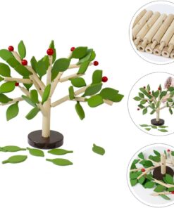 Joc Montessori de construit Pomul cu mere 3 ani 05.jpg